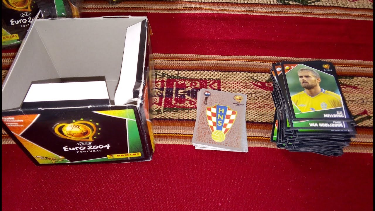 Unboxing Panini EURO 2004 Portugal #1