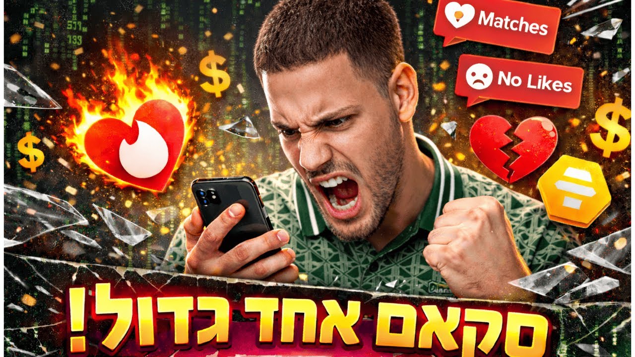 אפליקציות דייטינג זה סקאם אחד גדול ! וזאת הסיבה...