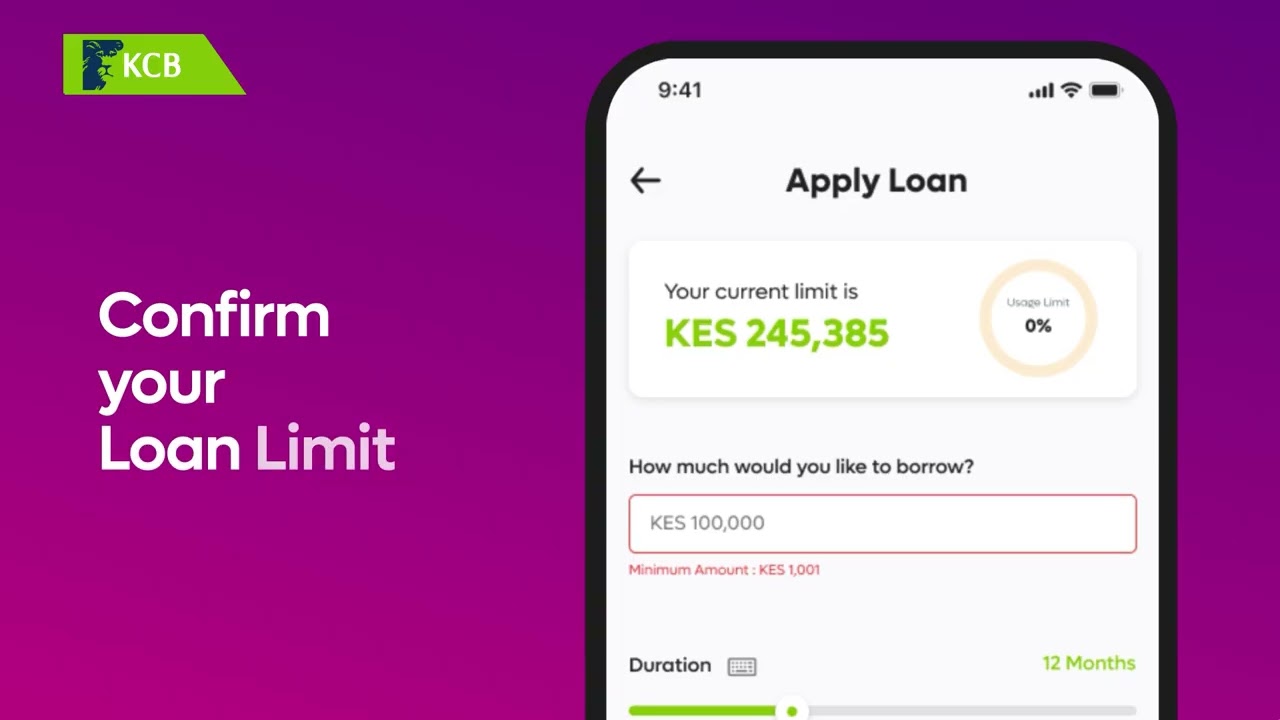 How to Apply for a Loan on the New KCB App