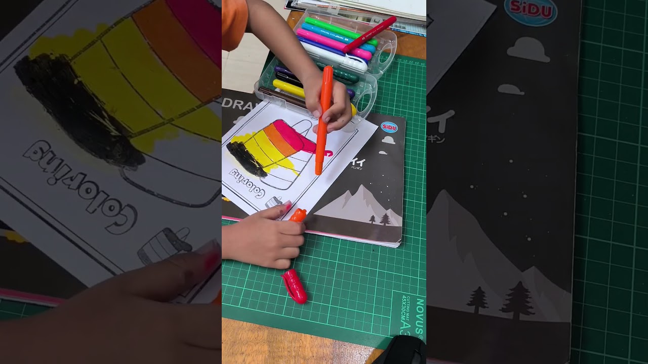 CRAYON SILKY EMANG HALUS HASILNYA #coloring #mewarnai #art #mewarnaigambar #crayon #silky #funday
