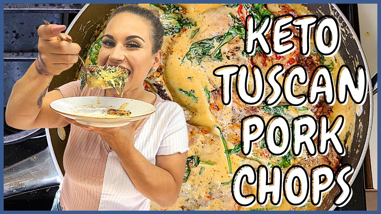 Keto Tuscan Porkchops