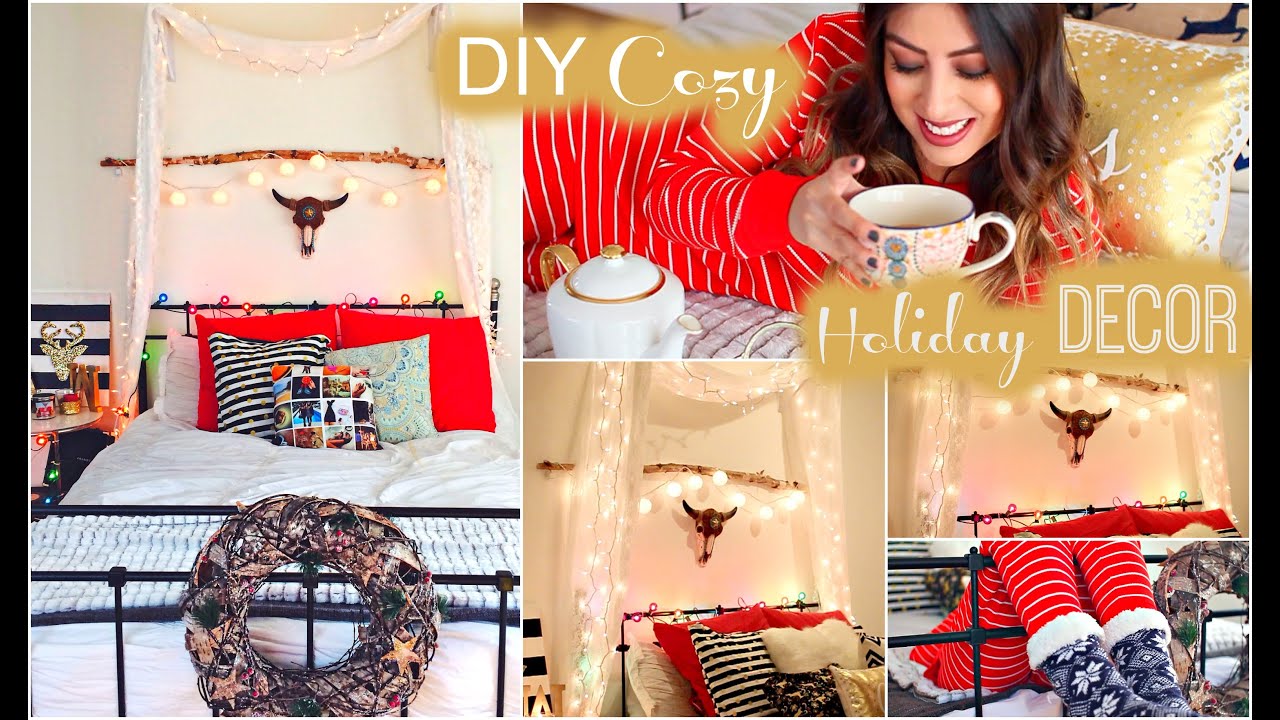 DIY Cozy Holiday Room Decor: Tumblr & Christmas