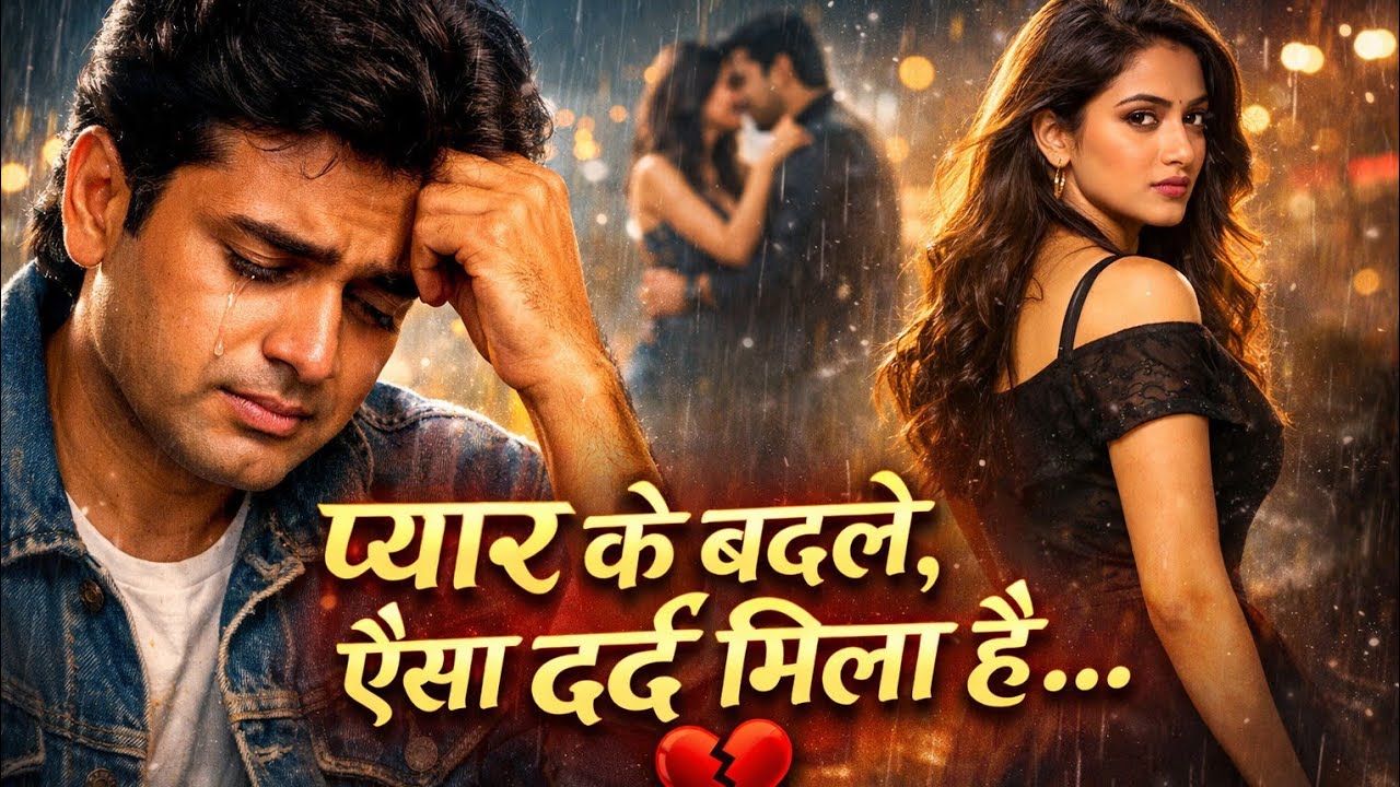 प्यार के बदले ऐसा दर्द मिला है 💔 | Bewafa Hindi Sad Song | 90s Bollywood Style | Emotional Song