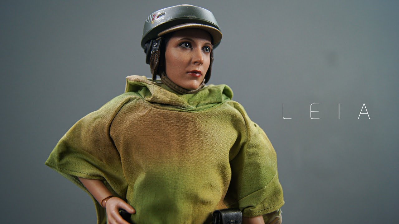 Hot Toys STAR WARS Endor Leia 1/6 Scale Movie Masterpiece 4K Figure Unboxing Review