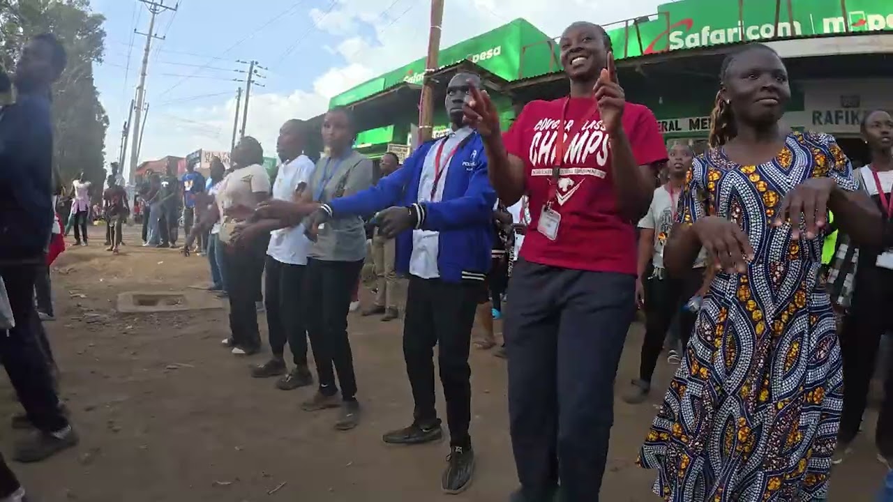 KABARAK UNIVERSITY CHRISTIAN UNION CRUSADE AT RAFIKI CENTER.