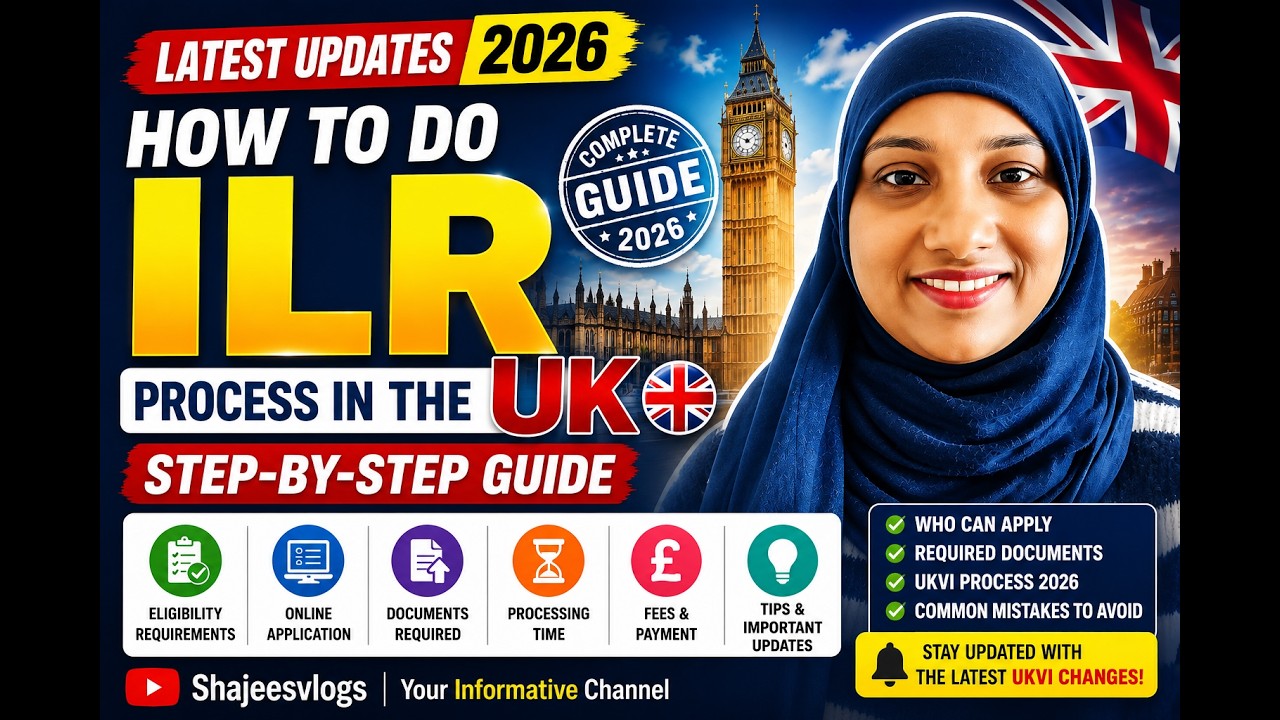 How to do ILR /PR Application-2026 -UK🇬🇧Step by Step Guide/ENGLISH#uk #permanentresidency#apply.