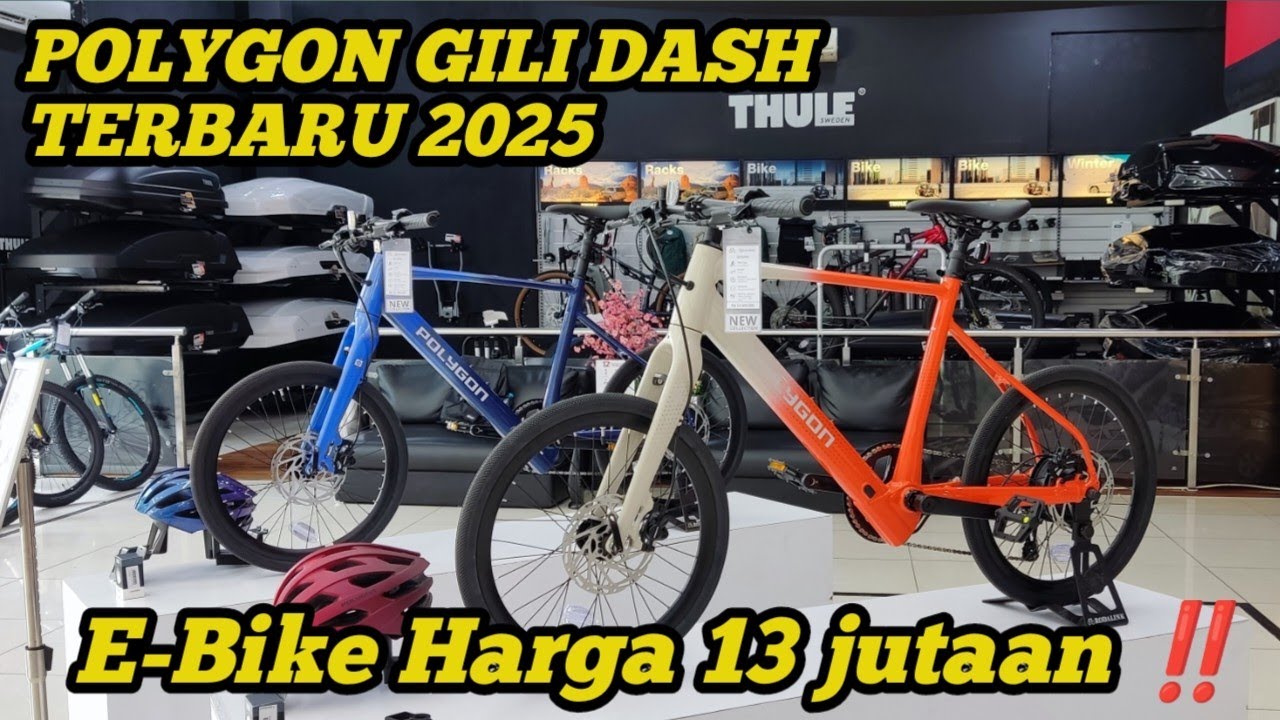 E-BIKE POLYGON GILI DASH 2025 || SEPEDA COMMUTING TERBAIK SAAT INI || E-bike harga 13 jutaan 