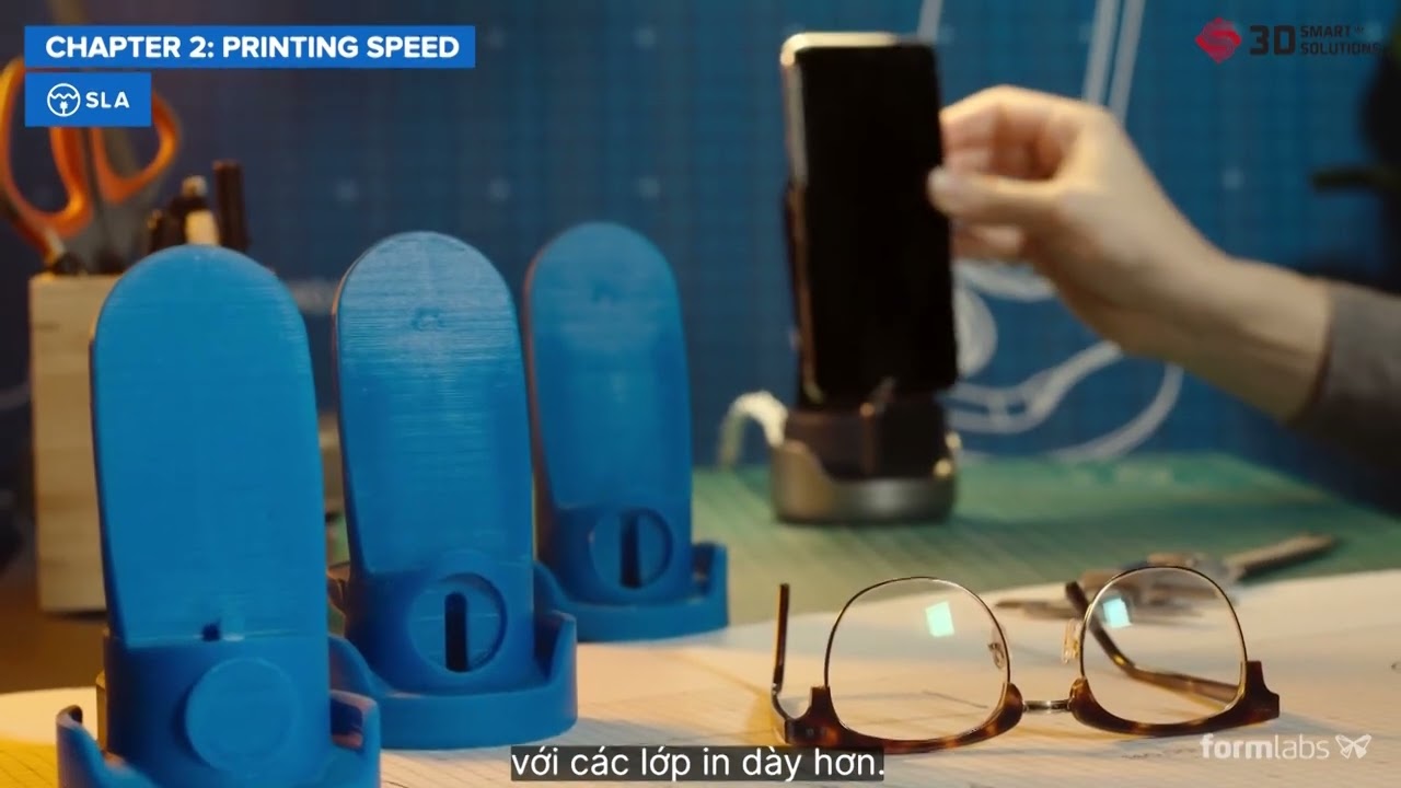 So sánh công nghệ in 3D FDM, SLA & SLS: Tốc Độ