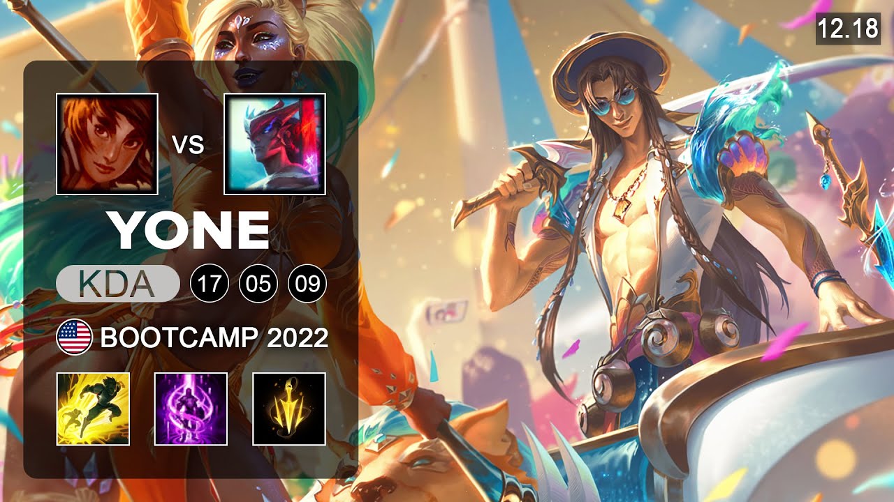 GEN Chovy Yone vs Taliyah Mid - NA BOOTCAMP WORLDS 2022 - Patch 12.18 Season 12