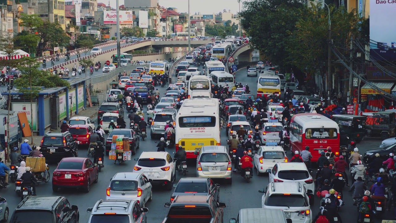 FREE STOCK FOOTAGE - Heavy traffic