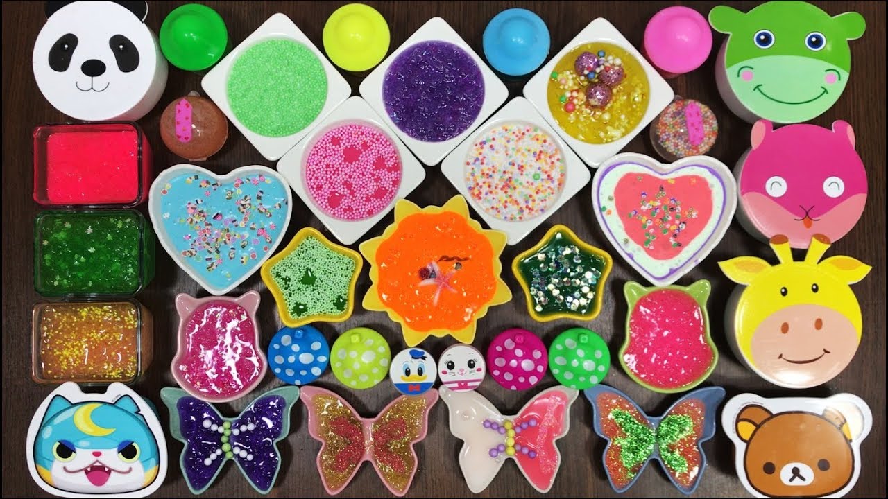 MIXING HOMEMADE WITH STORE BOUGHT SLIME || PASTEL COLOR || WONDERFUL SLIME