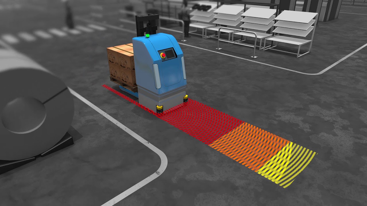 Safeguarding AGVs by SICK (Part 2): Active safety for people protection | SICK AG