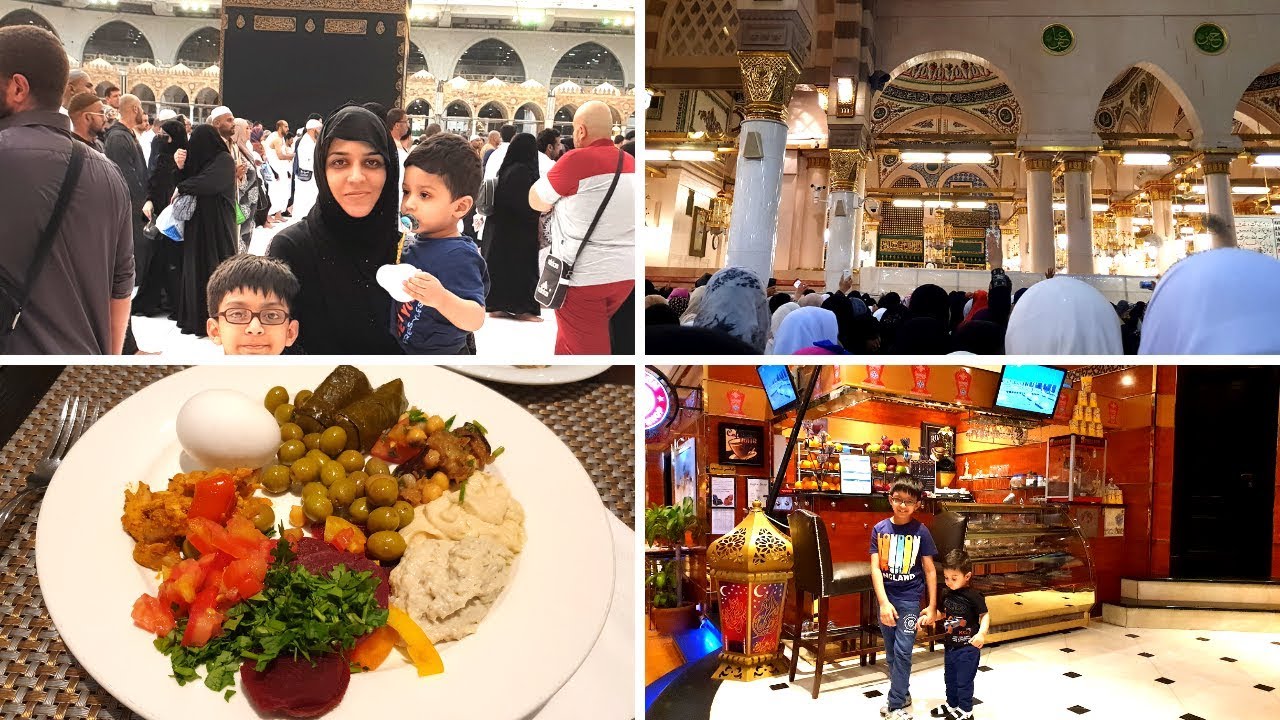 Ramadan Day 1 - 4 - Kaaba k saamnay Iftar aur Roza-e-Rasool (s.a.w) ki ziarat