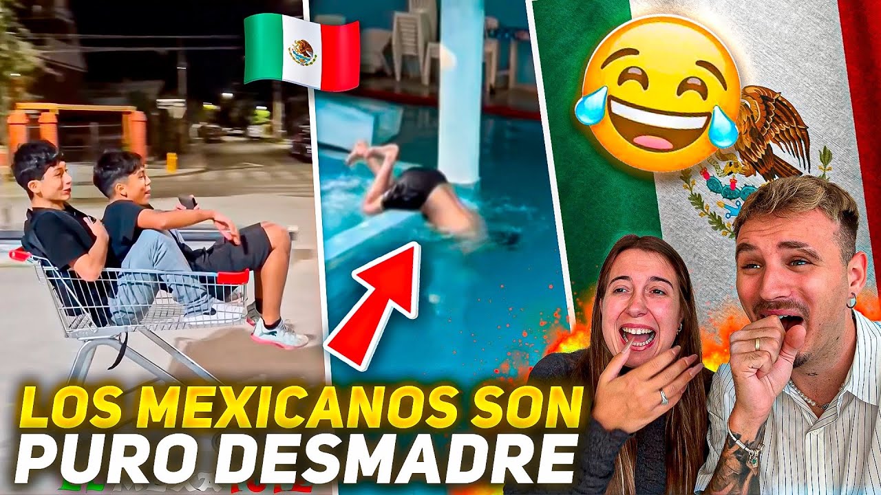 LOS MEXICANOS son PURO DESMADRE!!! 😂🇲🇽 IMPOSIBLE NO REÍR 🔥 **jajajajajajajaja**