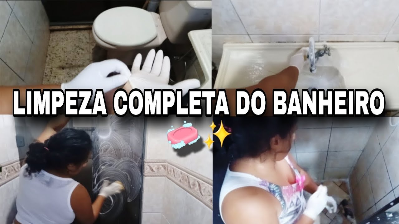 LIMPEZA NO BANHEIRO 