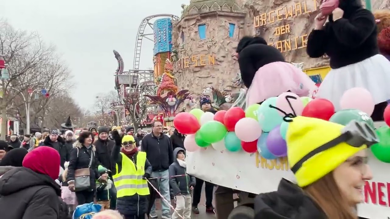 Kinderfreunde Faschingsumzug Wien 2025, Prater; Normaltempo