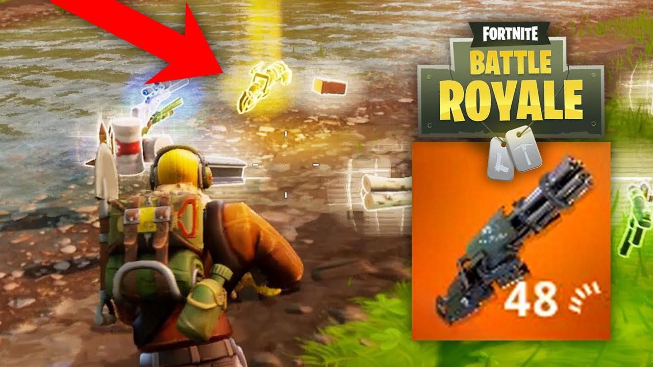 Dropped Him a Legendary Minigun = BEST TEAMMATE (Fortnite: Battle Royale)
