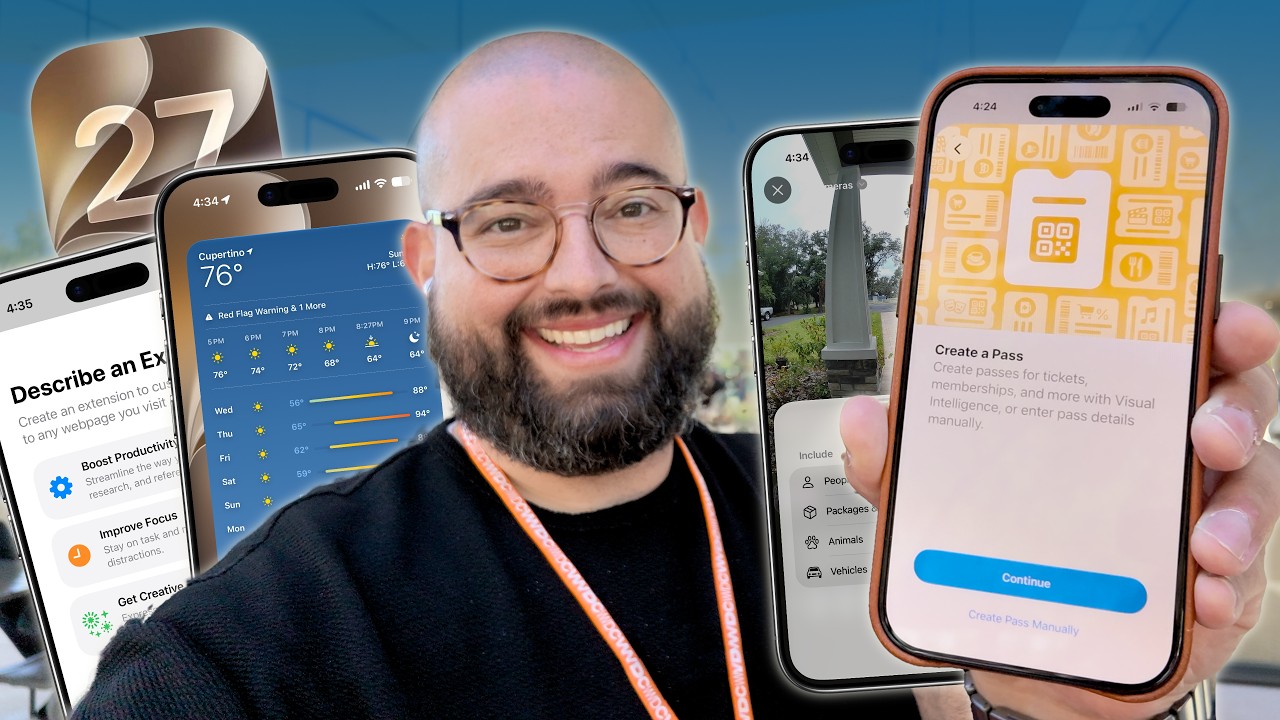 30 iOS 27 Features in 13 Minutes (No Siri AI)