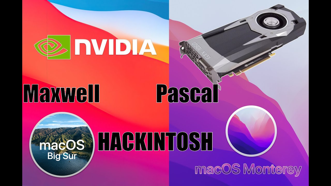 ВИДЕОКАРТЫ NVIDIA 9ххх 10xxx ЗАРАБОТАЛИ В macOS Big Sur И ВЫШЕ