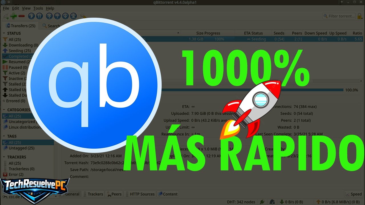 Cómo hacer qBittorrent más rápido | Acelera descargas al máximo #windows #informatica #tecnologia