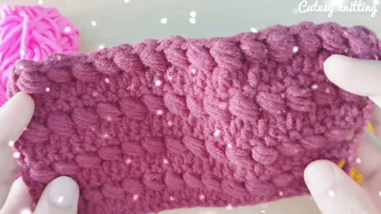 wow 😍 Crochet stitch for beginners#knitting #tunisian #crochet #knittinglife  #homemade #homedecor
