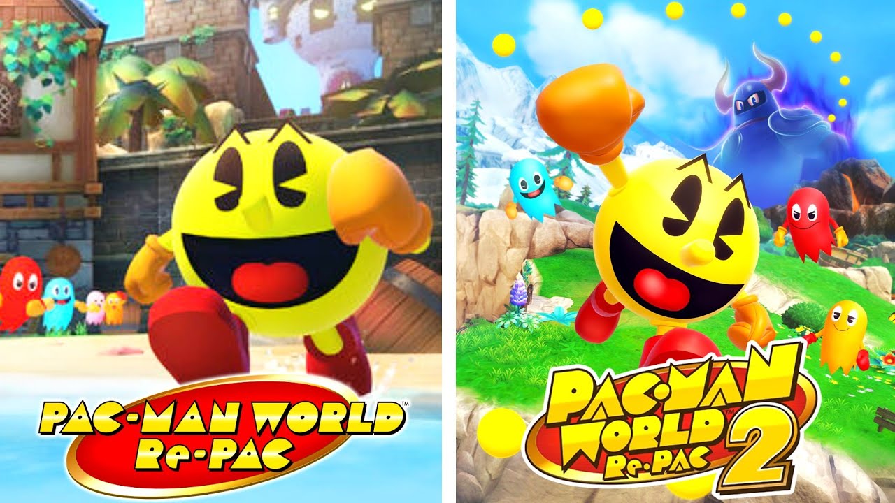 Pac-Man World 1+2 Re-PAC - Full Gameplay Walkthrough 100% (4K60FPS)