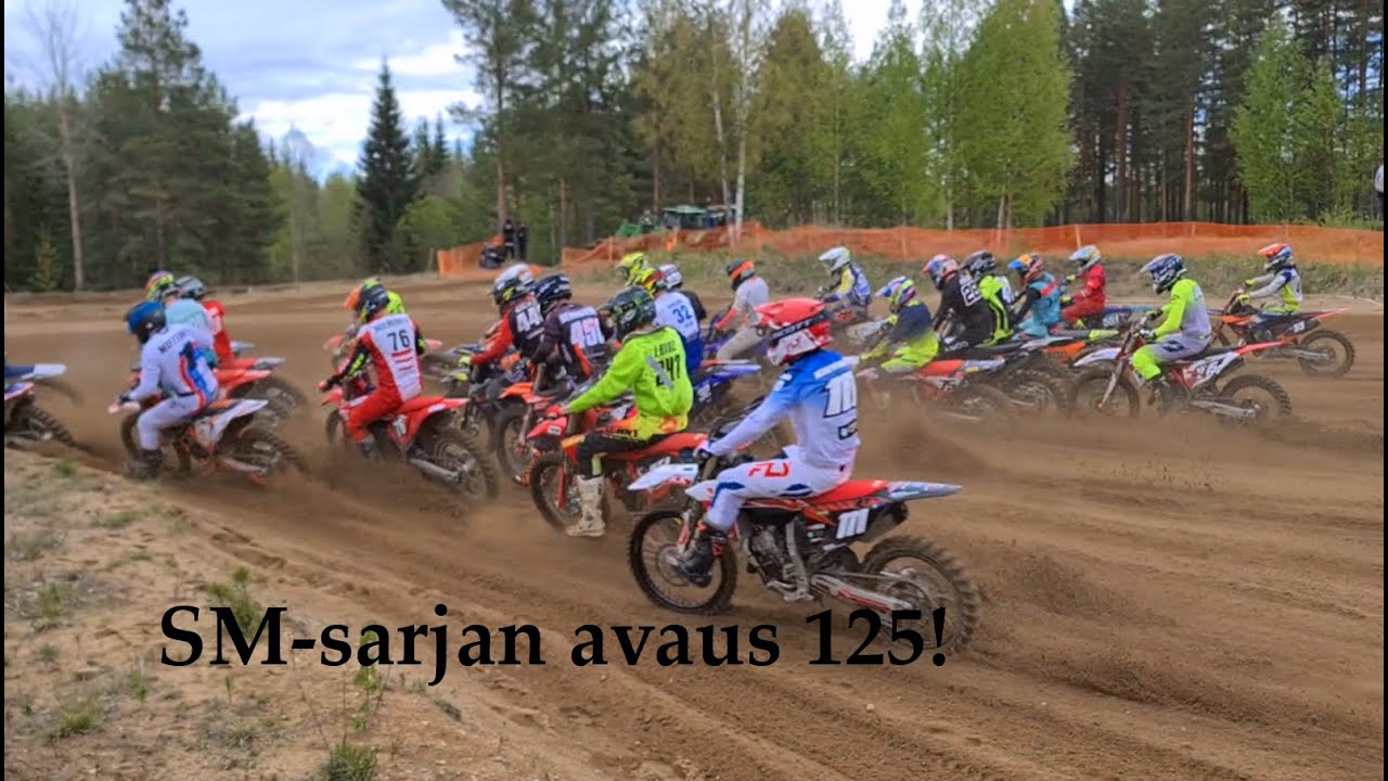 Motocross SM-sarjan avaus 125 Tampere.