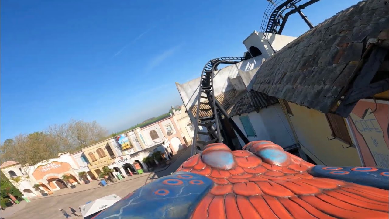 Huracan Front Row On Ride Bellewaerde Park 2022