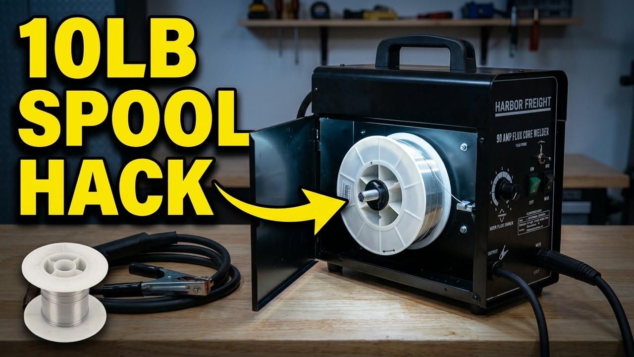 Power Up Your Projects: How to Use a 10lb Wire Spool in Your Harbor Freight Welder!