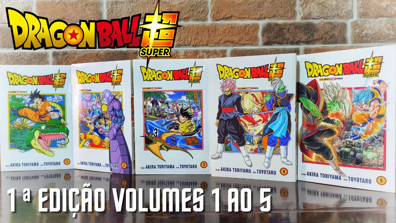 Mangás DRAGON BALL SUPER Volumes 1 ao 5