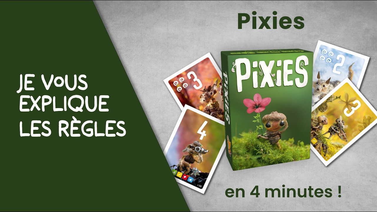 Je vous explique les règles du jeu PIXIES en moins de 4 minutes!