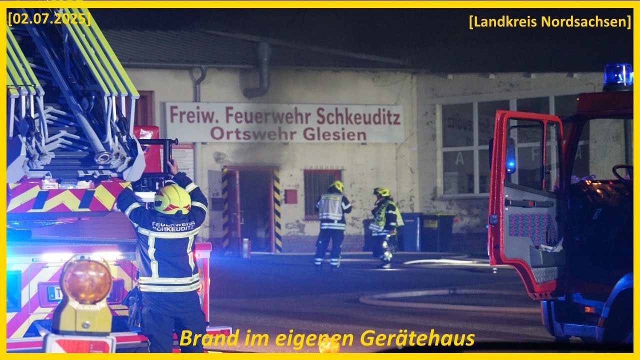 [02.07.2025] Brand bei FF Schkeuditz-Glesien
