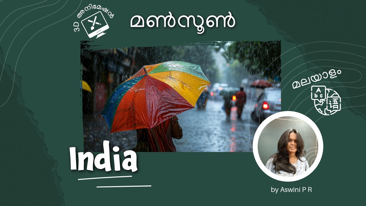കാലവർഷത്തിന്റെ ശാസ്ത്രം അനിമേഷന്റെ സഹായത്തോടെ മനസിലാക്കാം|Monsoon|Animation