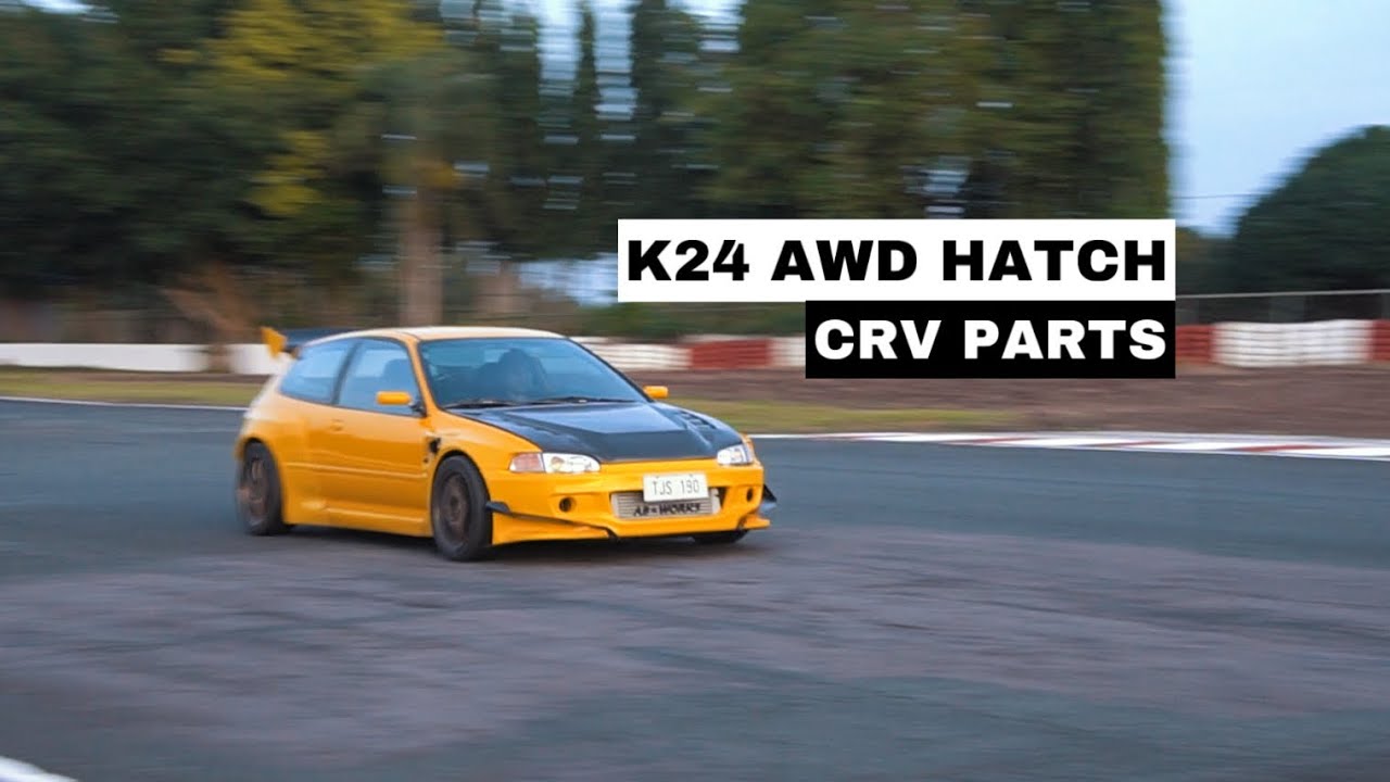 AWD CIVIC with STOCK CRV PARTS and it WORKS!