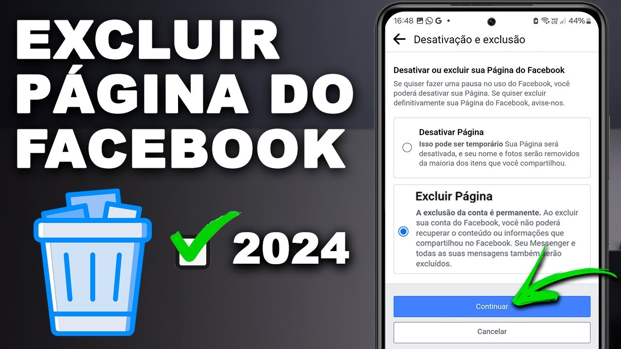 COMO EXCLUIR PÁGINA NO FACEBOOK