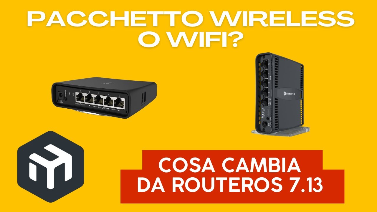 MikroTik pacchetto wireless da RouterOS v7.13 in avanti