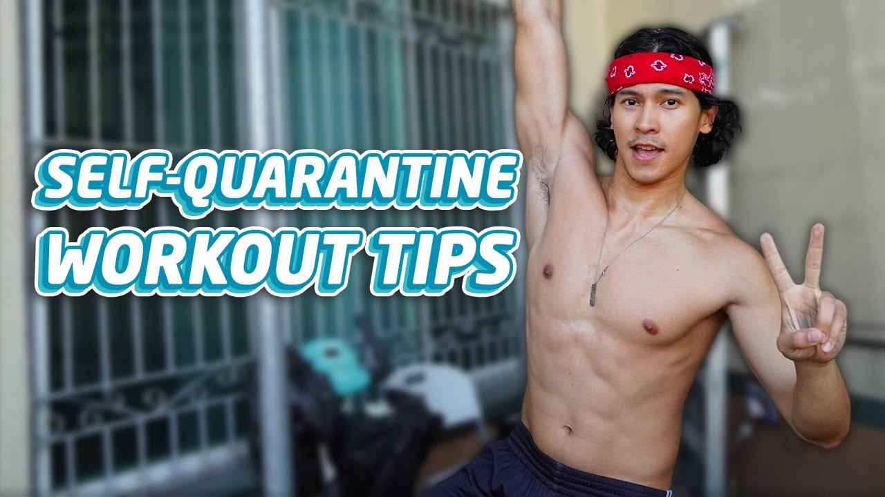 EXERCISES YOU CAN DO WHEN YOU'RE STUCK AT HOME (QUARANTINE WORKOUT ROUTINE) | Enchong Dee