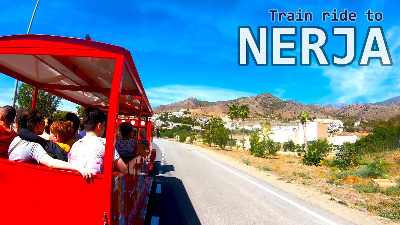 Train ride Cueva de Nerja to Nerja centro || Nerja | Axarquía | Málaga | Spain Ep#29 ||