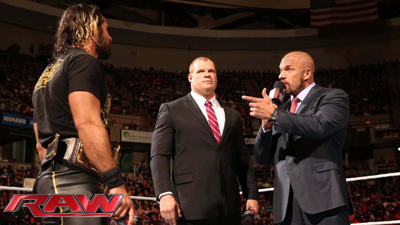 Кейн прерывает Triple H: Raw, 20 апреля 2015 г.