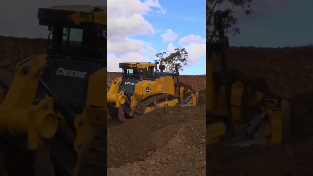 Bulldozer Engine Roars: A Caterpillar vs. John Deere Comparison #Tractor