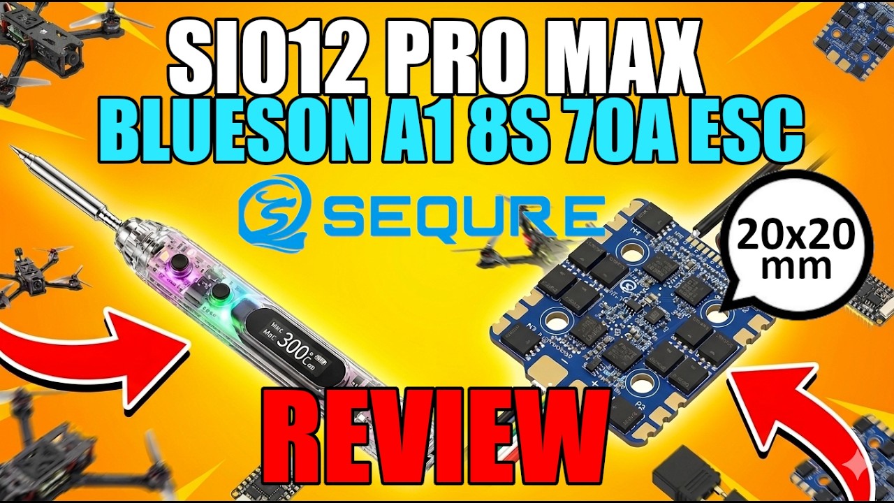 Sequre Blueson A1 70A ESC and SI012 Pro Max Soldering Iron Review