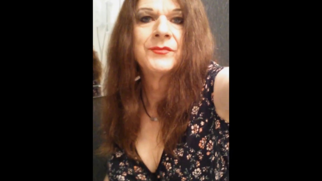 Gail showing off her new blouse - 2016 (Crossdresser)