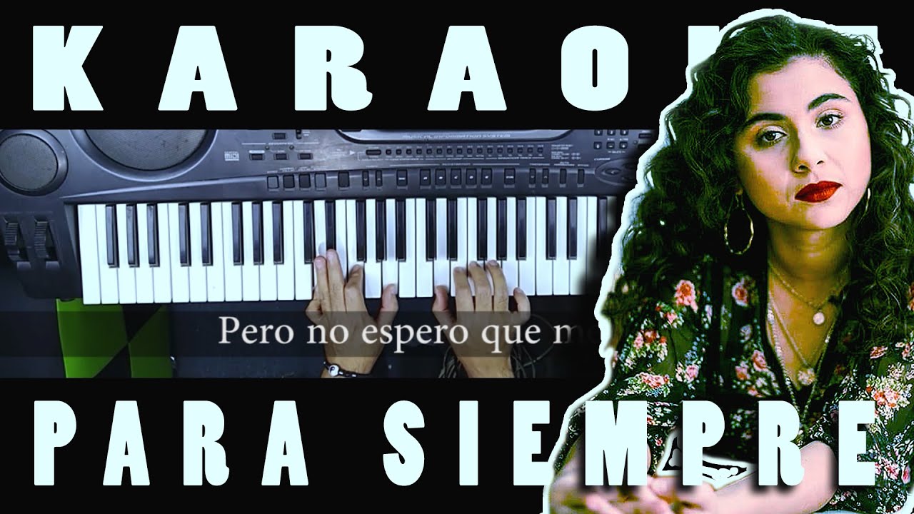 Para siempre - Silvana Estrada (KARAOKE /Cover/ Instrumental)