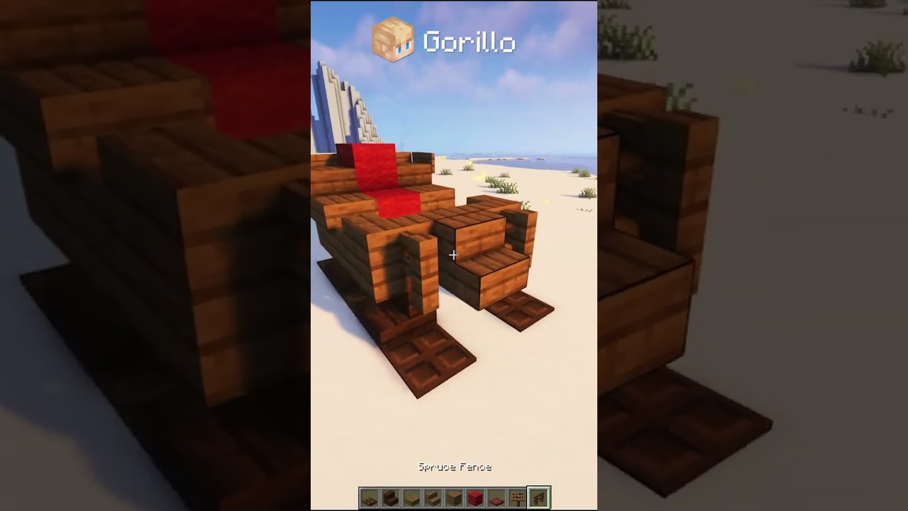 Santa's Sleigh in Minecraft🧑&zwj;🎄