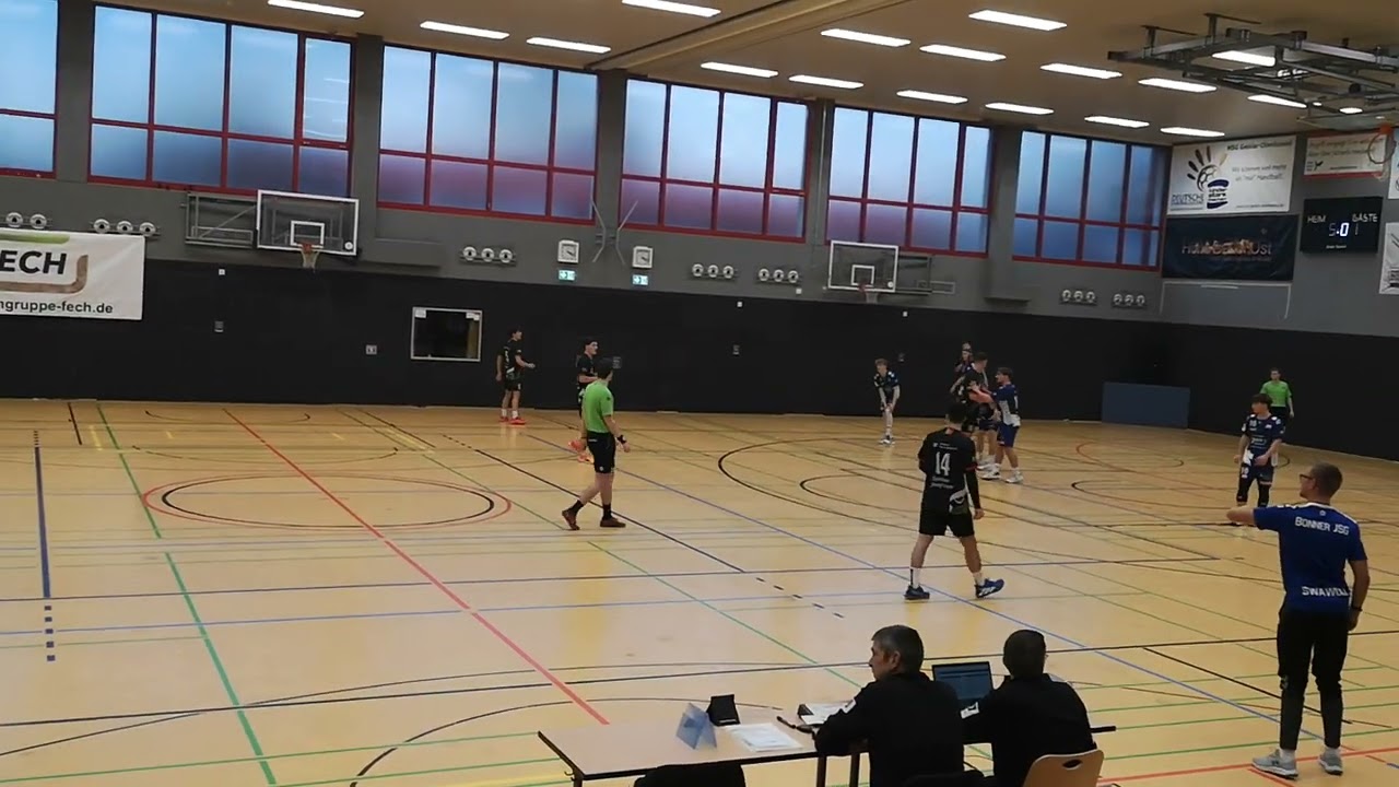 08.12.2024 Handball Bundesliga U17 JSG Bonn- HLZ friesenheim /hochdorf erst halbzeit 13:15