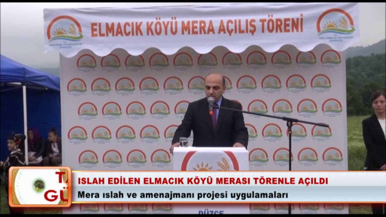 Islah edilen ''Elmacık Köyü Merası'' törenle açıldı