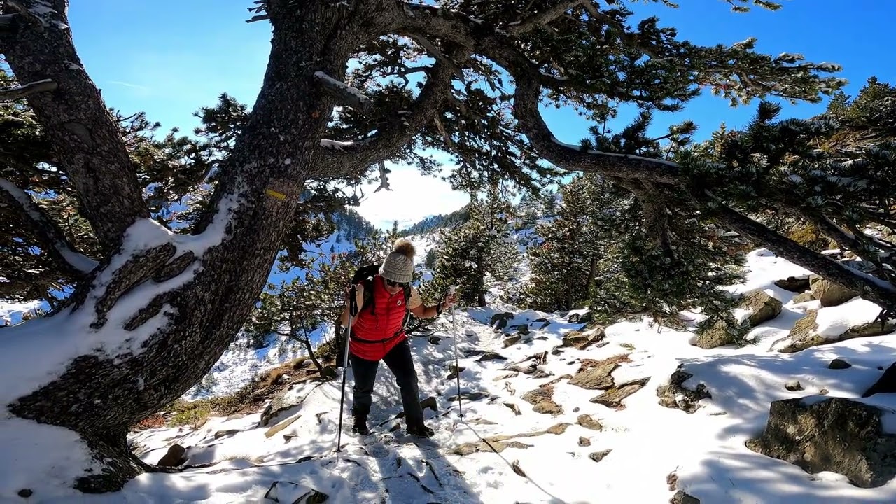 Lac Achard et Croix de Chamrousse à pied en hiver