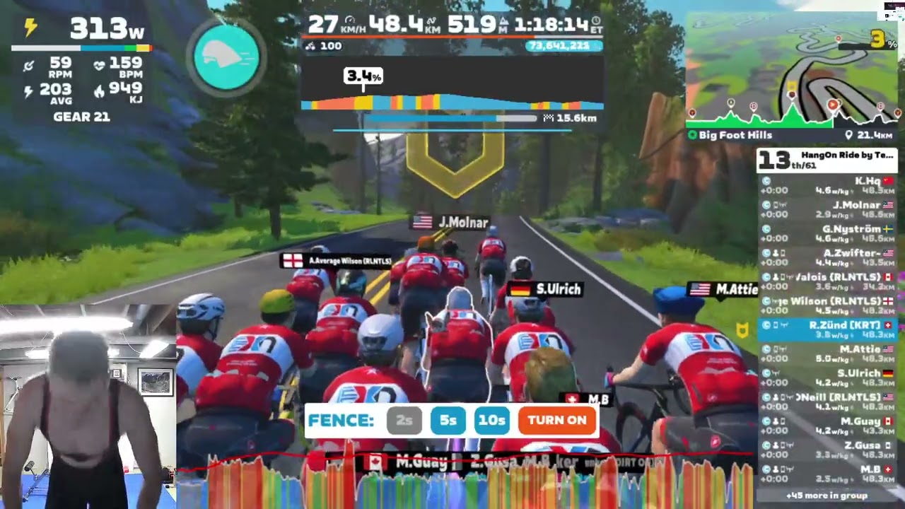 Zwift - Hang on Ride - LOTR