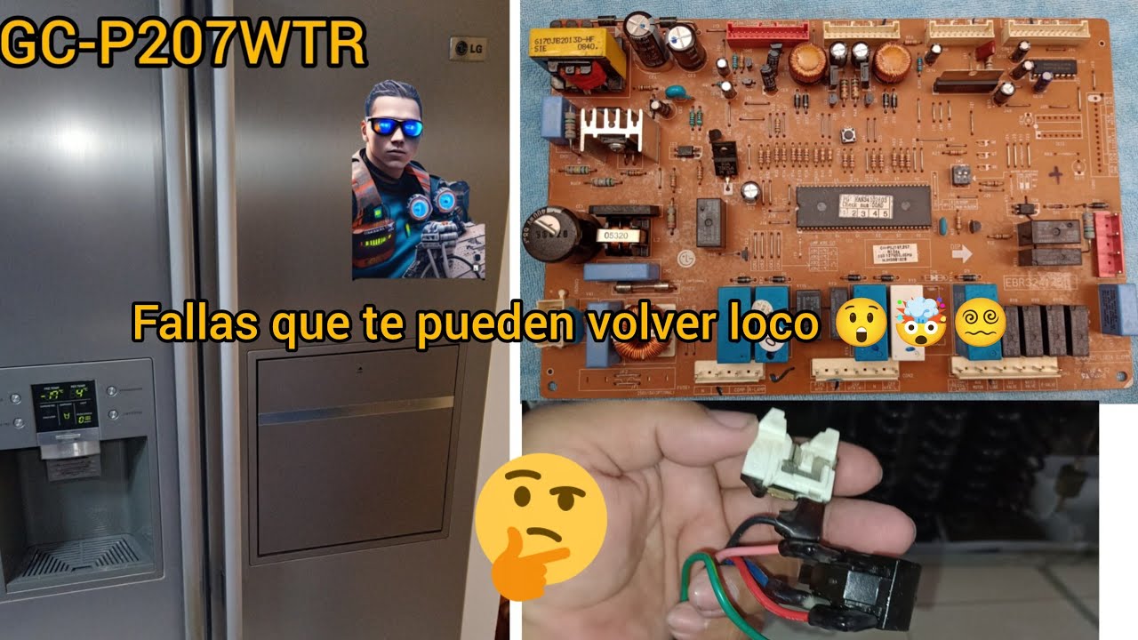 GC-P207WTR  MI REFRIGERADOR DEJÓ DE CONGELAR Y SUENA EXTRAÑO 