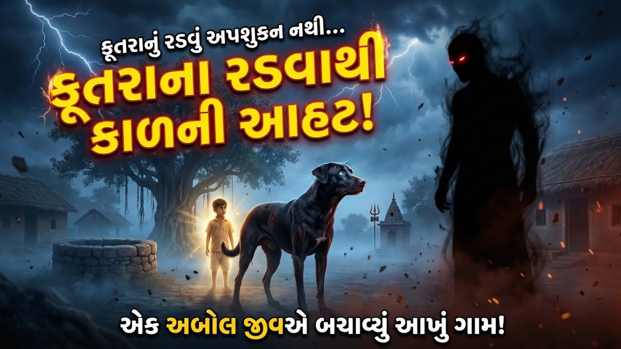 કુતરાના રડવાથી કાળની આહટ!🔥 કૂતરાનું રડવું અપશુકન નથી... | moral story in gujarati 